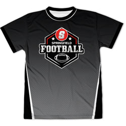 Custom Team Short Sleeve Velocitee T-Shirt -  Football