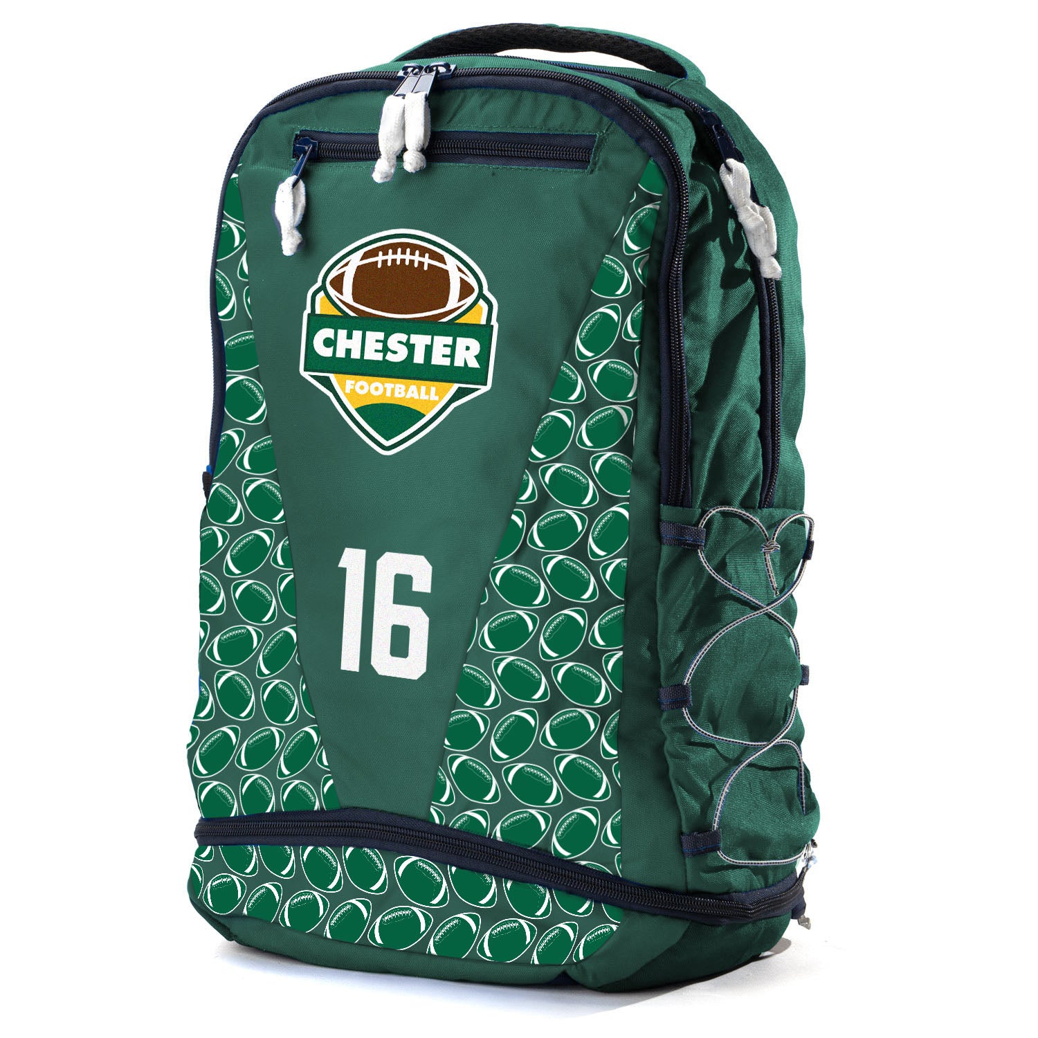Custom Team Rapidtrek Backpack - Football | ChalkTalk SPORTS