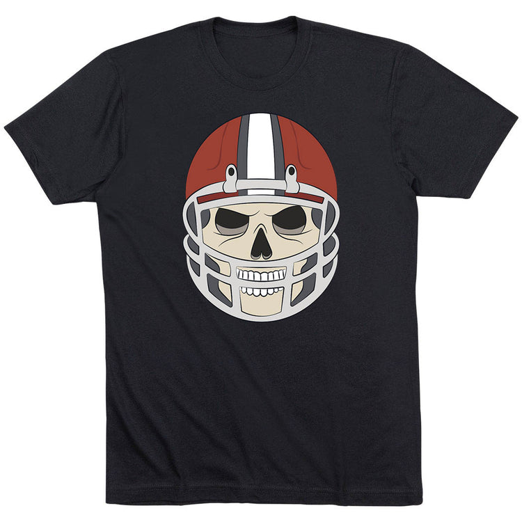 Football Short Sleeve T-Shirt - Game Face [Youth Medium/Black] - SS