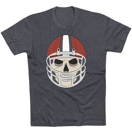 Football Short Sleeve T-Shirt - Game Face [Adult Medium/Charcoal] - SS