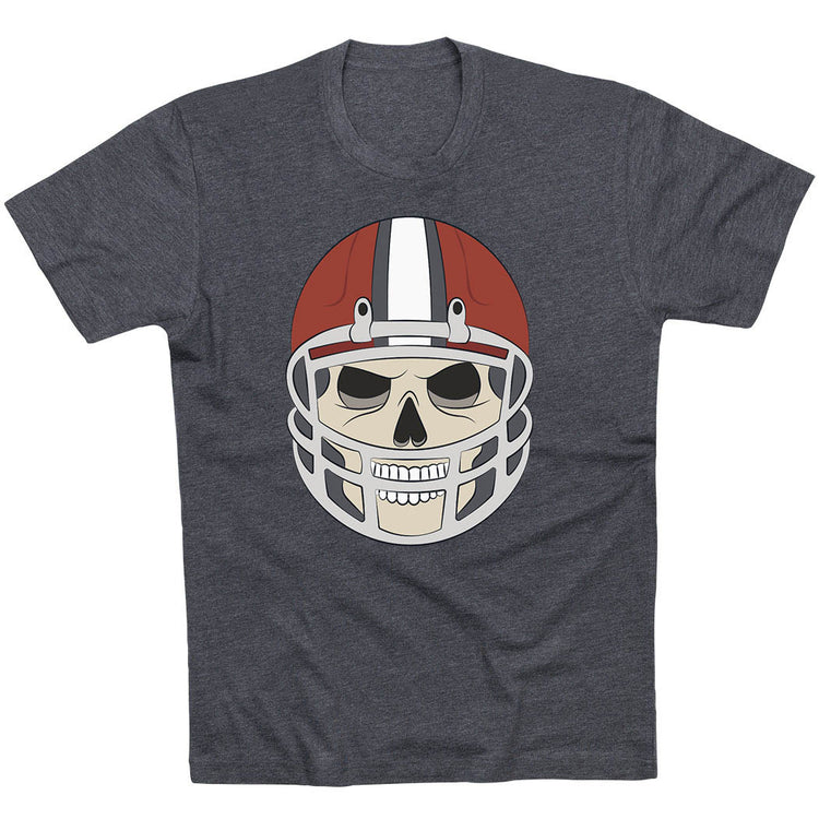 Football Short Sleeve T-Shirt - Game Face [Adult Medium/Charcoal] - SS