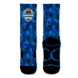 Custom Team Graphic Flex Mid-Calf Socks - Football