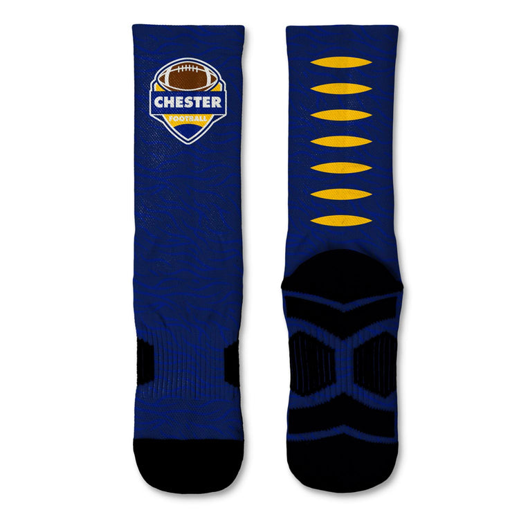 Custom Team Graphic Flex Mid-Calf Socks - Football
