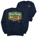 Football Crewneck Sweatshirt - Bait and Tackle (Back Design)