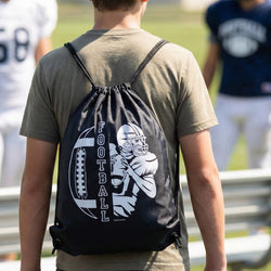 Football Drawstring Backpack - All Day