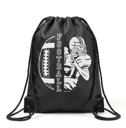 Football Drawstring Backpack - All Day