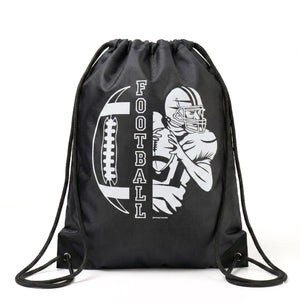 Football Drawstring Backpack - All Day