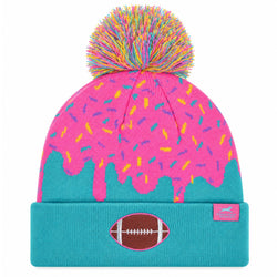 Football Knit Hat - Sugar Rush