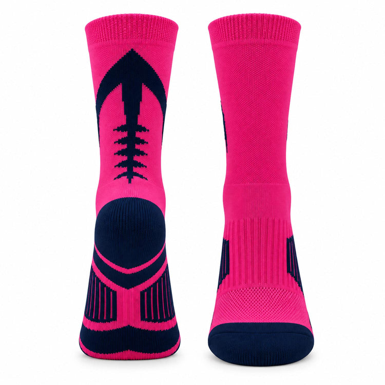 Football Mid-Calf Socks - Blitz - Pink