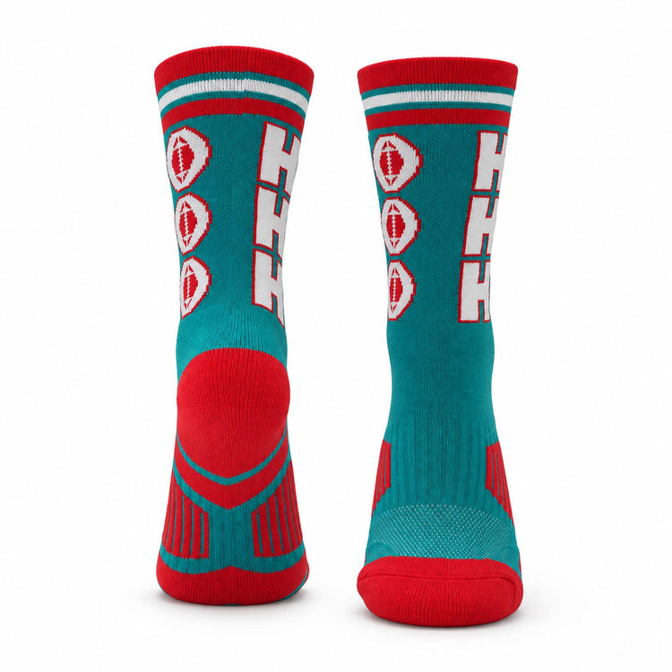 Football Mid-Calf Socks - Ho Ho Ho Football
