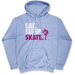Figure Skating Standard Sweatshirt Eat. Sleep. Skate. [Carolina/Youth Large] - SS