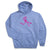 Field Hockey Hooded Sweatshirt - Neon Field Hockey Girl [Youth Large/Carolina] - SS
