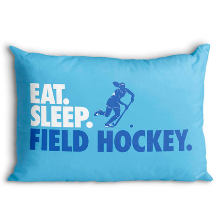 Field Hockey Pillowcase - Eat Sleep Field Hockey