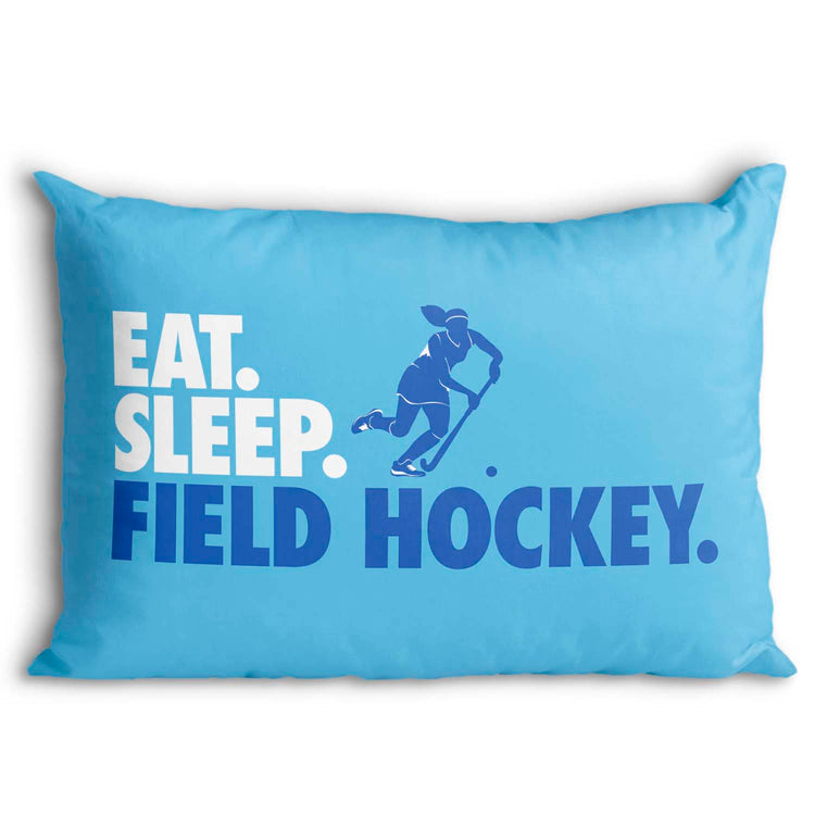 Field Hockey Pillowcase - Eat Sleep Field Hockey