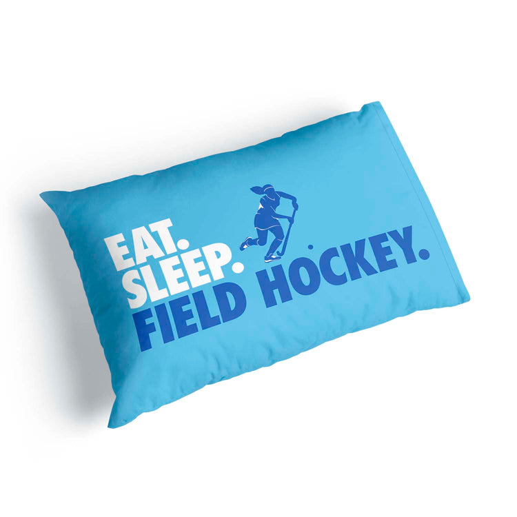 Field Hockey Pillowcase - Eat Sleep Field Hockey