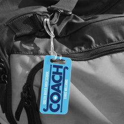 Field Hockey Bag/Luggage Tag - Personalized Coach