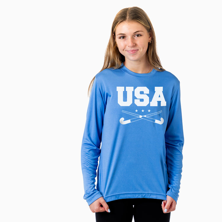 CTS Field Hockey Long Sleeve Performance Tee - USA