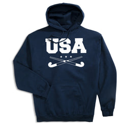 Field Hockey Hooded Sweatshirt - USA Field Hockey [Navy/Adult Small] - SS