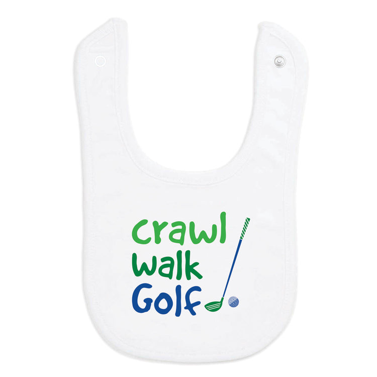 Golf Baby Bib - Crawl Walk Golf
