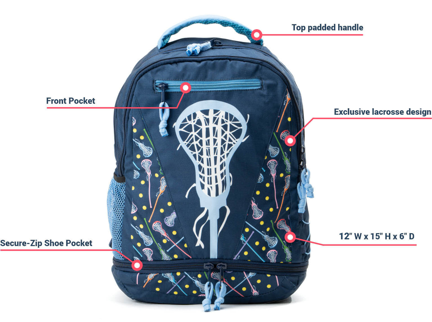 lll -Girls Lacrosse - Backpack - pdp - Responsive Image - 1