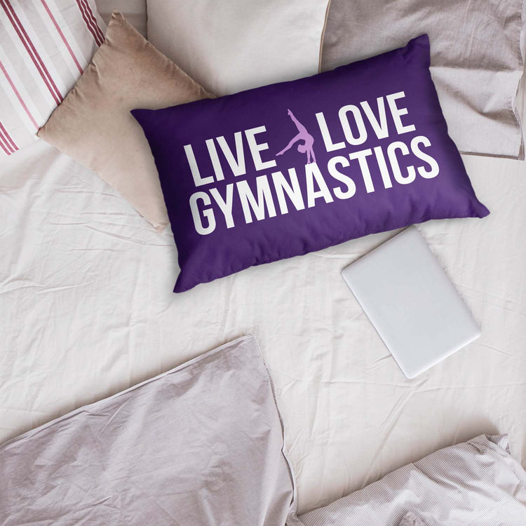 Gymnastics Pillowcase - Live Love Gymnastics