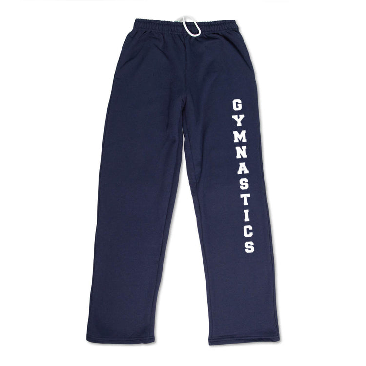 Gymnastics Fleece Sweatpants - Gymnastics [Adult Large/Navy] - SS