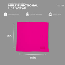 Multifunctional Headwear - Solid Dark Pink RokBAND