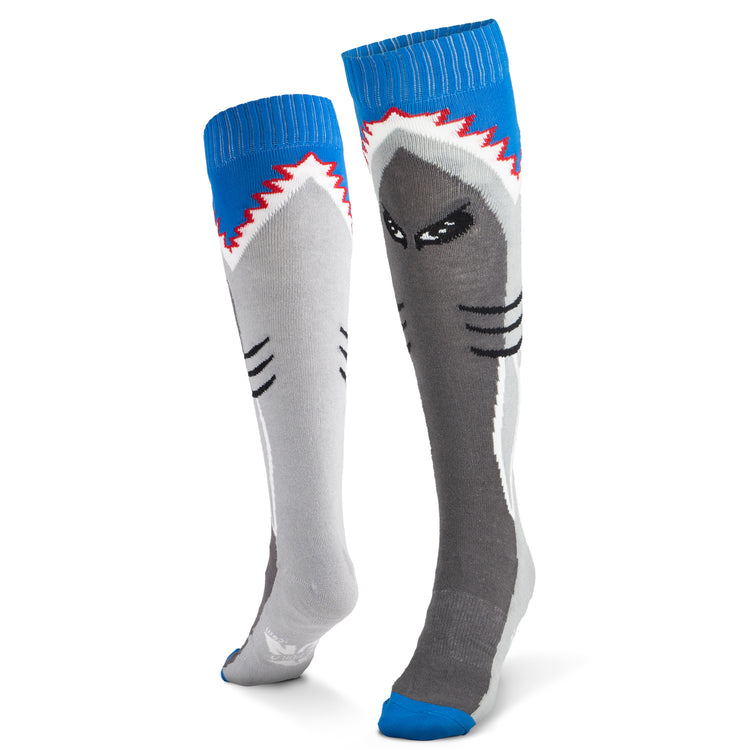 GFAR Woven Yakety Yak! Knee High Socks - Shark Attack