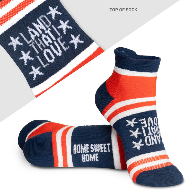GFAR Socrates® Woven Performance Socks - Land that I Love