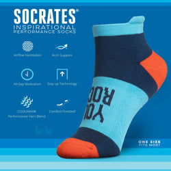 Socrates® Woven Performance Sock - You Rock