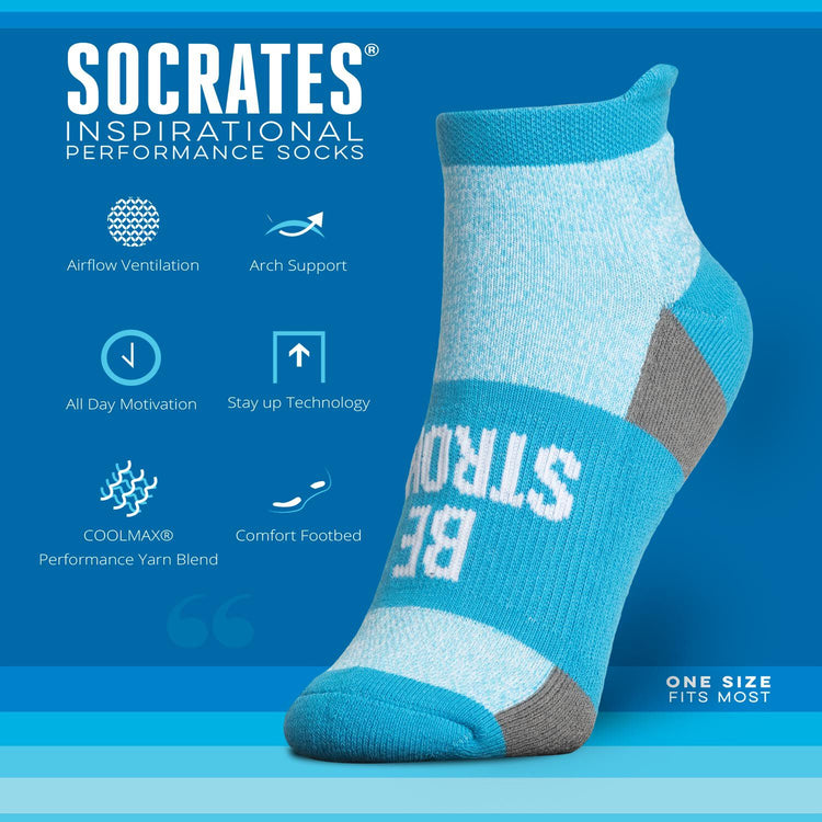 Socrates® Woven Performance Sock - Be Strong