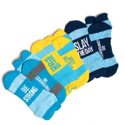 Socrates® Woven Performance Sock Set - Be Strong