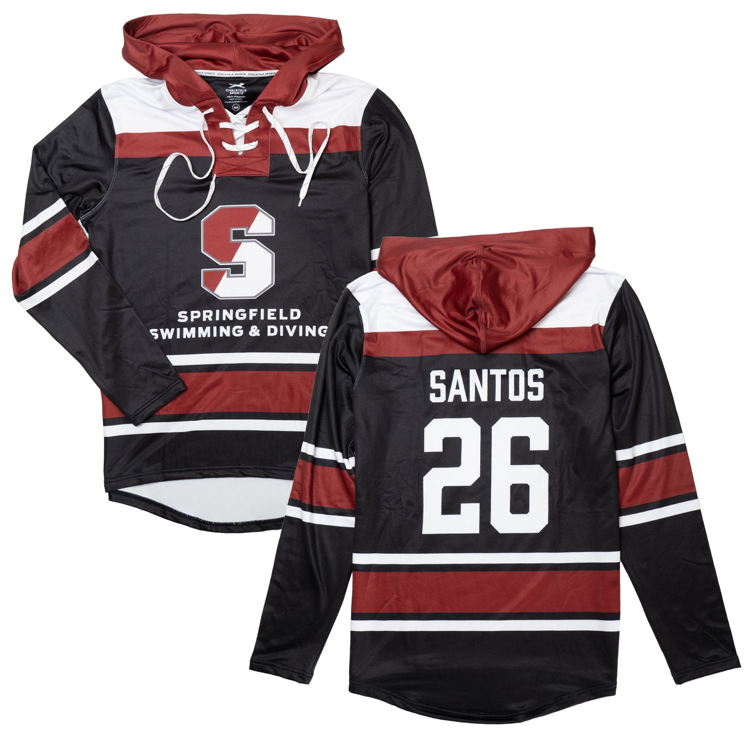 Custom Team Hattrick Hoodie - Hockey