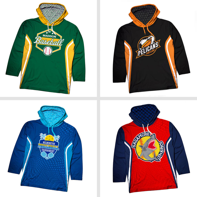 Custom Team Lightweight Long Sleeve ShieldDri Hoodie