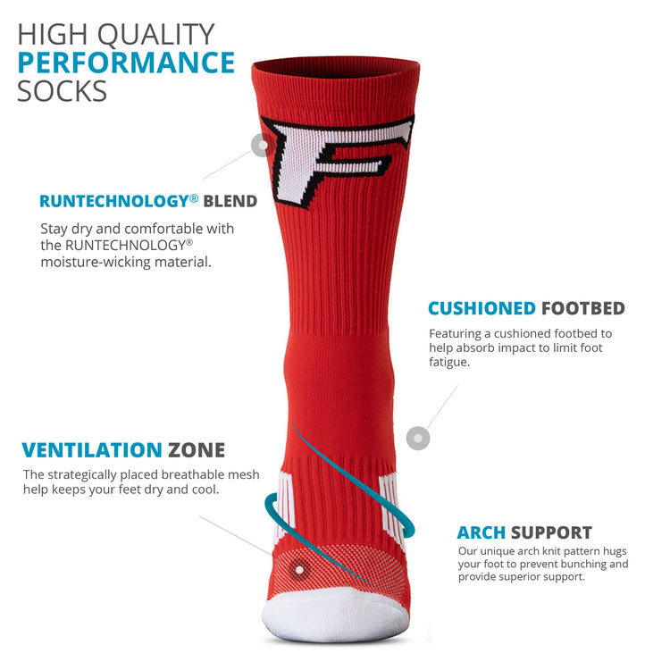 Custom Team Woven Mid-Calf Socks