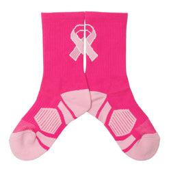 Mid-Calf Socks - Pink Ribbon