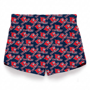 Hockey Waveny Shorts - Ice Cats - Pattern