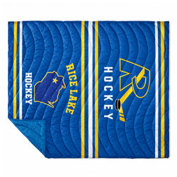 Hockey Puffle Blanket - Rice Lake