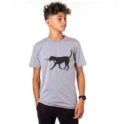 Hockey Tshirt Short Sleeve Howe the Hockey Dog