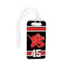 Hockey Bag/Luggage Tag - Personalized Hockey Goalie