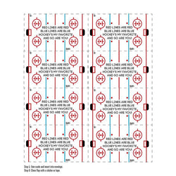 Hockey's My Favorite Valentine's Day Card