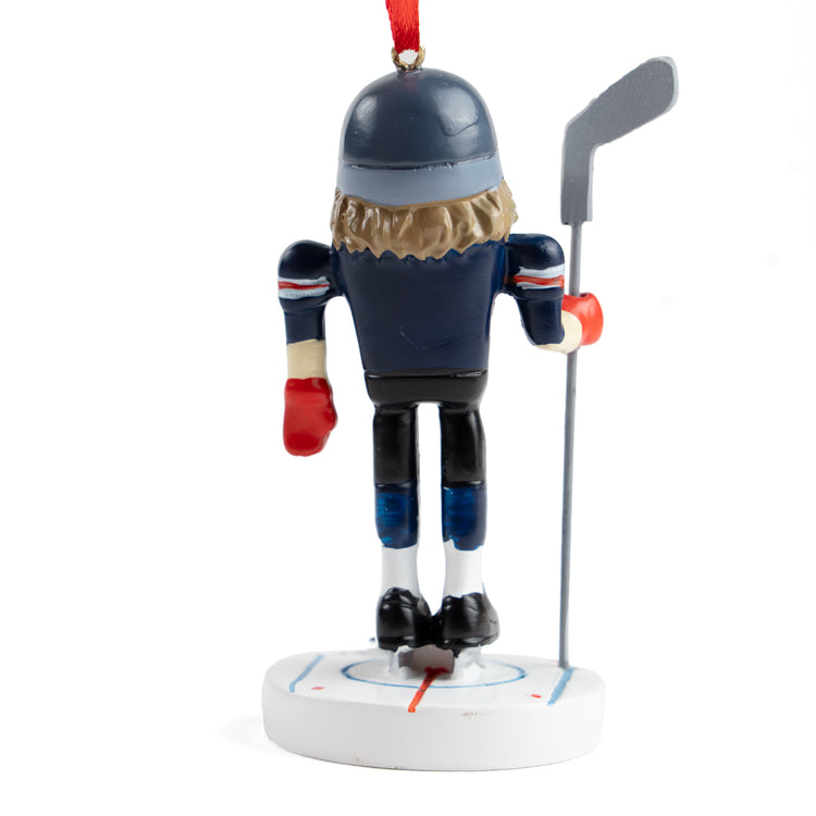 Hockey Nutcracker Resin Ornament
