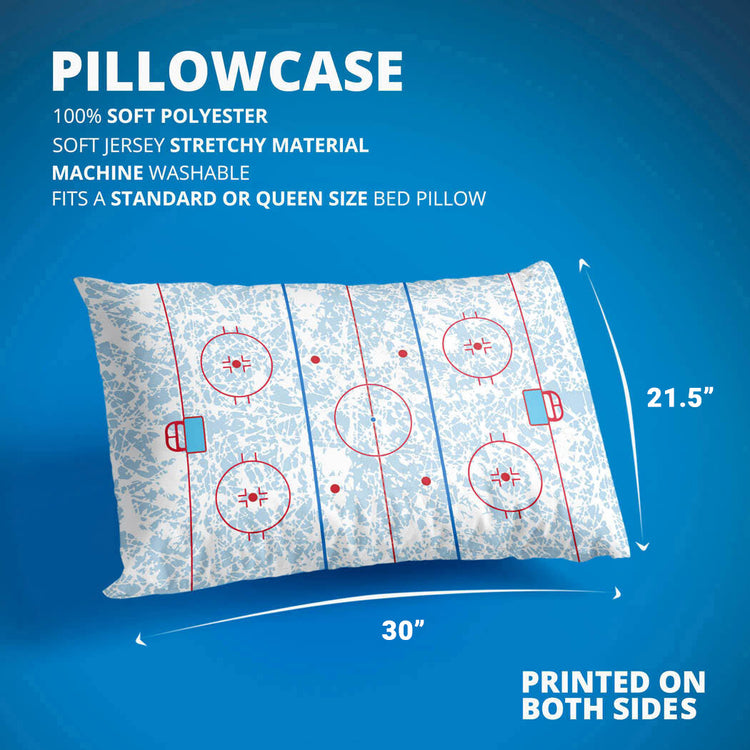 Hockey Pillowcase - Rink