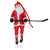 Hockey Ornament - Santa Hockey Player