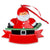 Hockey Ornament - Hockey Player Santa