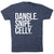 Hockey Short Sleeve T-Shirt - Dangle Snipe Celly Words [Youth Medium/Navy] - SS