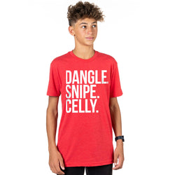 Hockey Short Sleeve T-Shirt - Dangle Snipe Celly Words