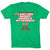 Hockey Short Sleeve T-Shirt - Hockey's My Favorite [Green/Youth Large] -SS