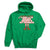 Hockey Hooded Sweatshirt - Hockey's My Favorite [Adult Large/Green] - SS