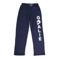 Hockey Fleece Sweatpants - Goalie [Navy/Adult Large] - SS